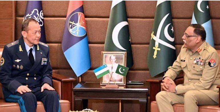 چیئرمین جوائنٹ چیفس آف سٹاف کمیٹی سے ازبک نائب وزیر دفاع کی ملاقات، دوطرفہ فوجی تعلقات پر بات چیت