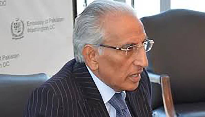 طارق فاطمی کی یو این سیکرٹری جنرل سے ملاقات، کشمیر اور فلسطین کے مسائل پر گفتگو