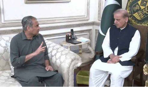 وزیر داخلہ محسن نقوی کی وزیراعظم شہباز شریف سے ملاقات، نہروں پر عوامی ردعمل پر گفتگو