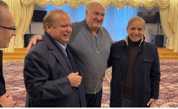 بیلاروس کے صدر کا پاکستانی وفد کے اعزاز میں عشائیہ، اعلیٰ قیادت کی شرکت