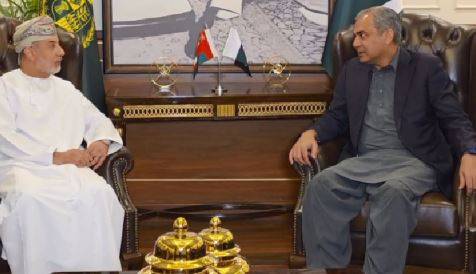  محسن نقوی سے عمان کے سفیر فہد سلیمان کی ملاقات ، دوطرفہ تعلقات کو مزید مستحکم کرنے پر اتفاق