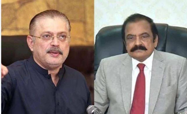 پانی کے مسئلے کو حل کرنے کے لیے حکومت متحرک، رانا ثنا اللہ کا شرجیل میمن سے دوبارہ رابطہ