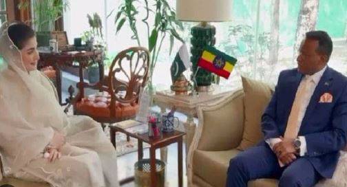 وزیراعلیٰ پنجاب مریم نواز سے ایتھوپین سفیر کی ملاقات، دوستی اور تعاون بڑھانے پر اتفاق