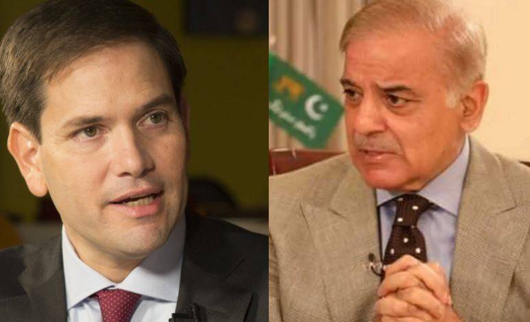 وزیراعظم شہباز شریف اور امریکی وزیر خارجہ مارکو روبیو کا خطے کی صورتحال پر اہم رابطہ