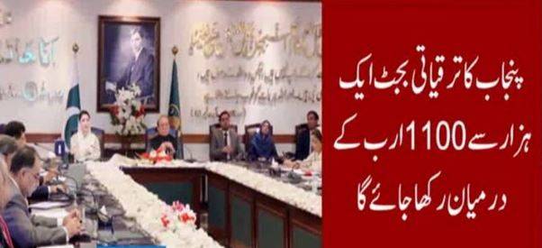 پنجاب کا نیا ترقیاتی بجٹ: نواز شریف کو بریفنگ، 2000 ارب کے منصوبے پیش، 1100 ارب تک محدود کرنے کی تجویز