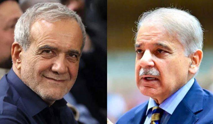 وزیراعظم شہباز شریف اور ایرانی صدر مسعود پیزشکیان کے درمیان ٹیلیفونک گفتگو، امریکی حملوں کی سخت مذمت