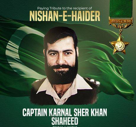 کارگل کے شیر کو قوم کا سلام، کیپٹن کرنل شیر خان شہید کی برسی