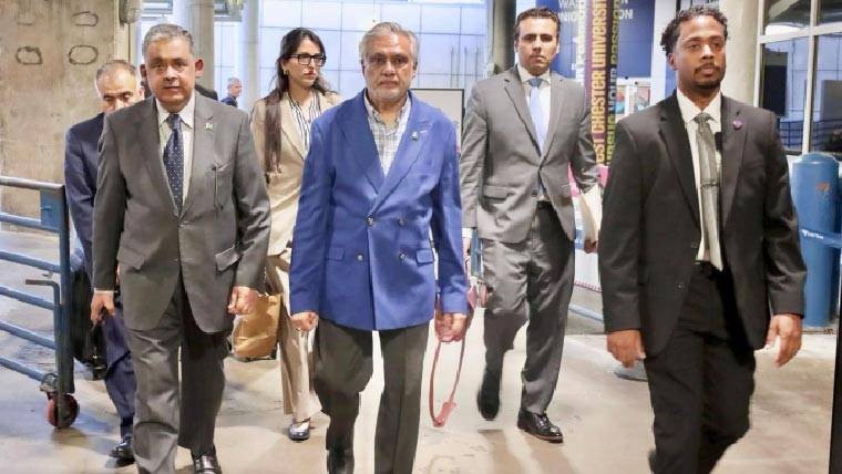 نائب وزیراعظم اسحاق ڈار امریکہ پہنچ گئے، آج امریکی وزیر خارجہ سے ملاقات متوقع
