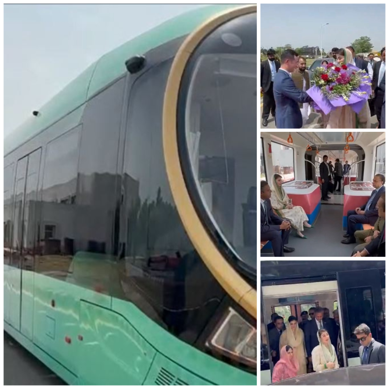 وزیراعلیٰ مریم نواز کا پاکستان کی پہلی اربن الیکٹرک ٹرین کا تجرباتی سفر، ایس آر ٹی کا معائنہ