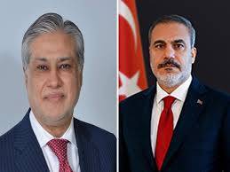 اسحاق ڈار اور ترک وزیر خارجہ کا رابطہ، غزہ پر اسرائیلی قبضے کی شدید مذمت