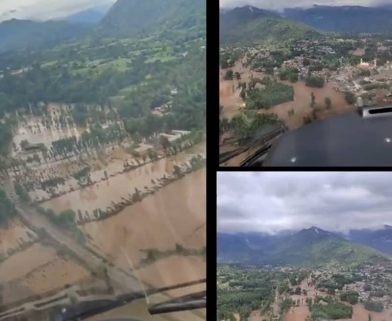 خیبرپختونخوا میں سیلابی ریلوں نے تباہی مچادی، بونیر میں ایمرجنسی نافذ، مہمند میں ہیلی کاپٹر سے رابطہ منقطع