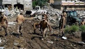 خیبر پختونخوا میں سیلاب کے بعد پاک فوج کی امدادی کارروائیاں جاری