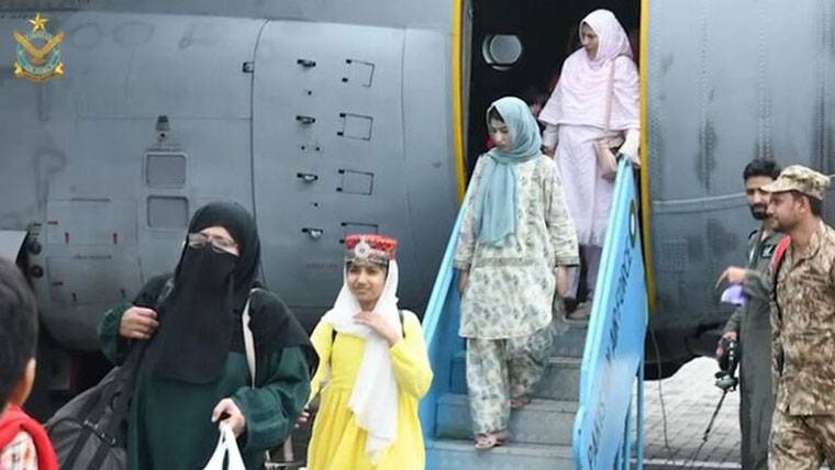 پاک فضائیہ کا گلگت بلتستان میں سیلاب متاثرین کیلئے بڑا ریلیف آپریشن مکمل