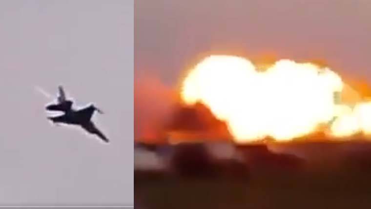 پولینڈ میں ایئر شو کی ریہرسل کے دوران F-16 طیارہ گر کر تباہ، پائلٹ جاں بحق