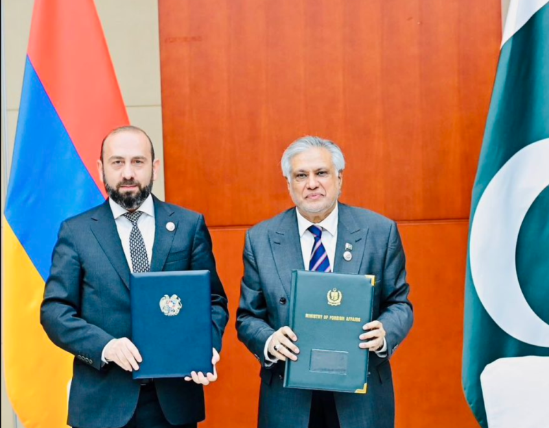 پاکستان اور آرمینیا نے سفارتی تعلقات کا باضابطہ آغاز کر دیا