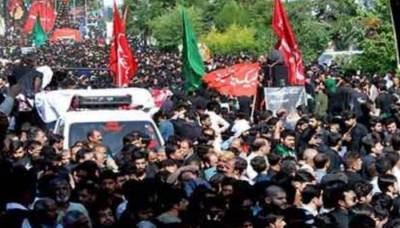 ملک کے مختلف شہروں میں چُپ تعزیہ کے جلوس امن و احترام کے ساتھ نکالے گئے، سکیورٹی کے سخت انتظامات