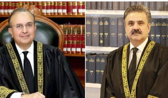جسٹس منصور علی شاہ نے چیف جسٹس کو خط لکھ کر جوڈیشل کانفرنس میں سوالات کے جواب طلب کر لیے