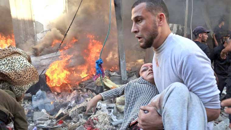 غزہ پر اسرائیلی حملے تیز، ایک اور عمارت تباہ، شہداء کی تعداد 64 ہزار سے تجاوز کر گئی