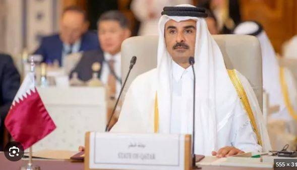امیر قطر کا عرب اسلامی سربراہ اجلاس سے خطاب، اسرائیلی جارحیت پر شدید مذمت
