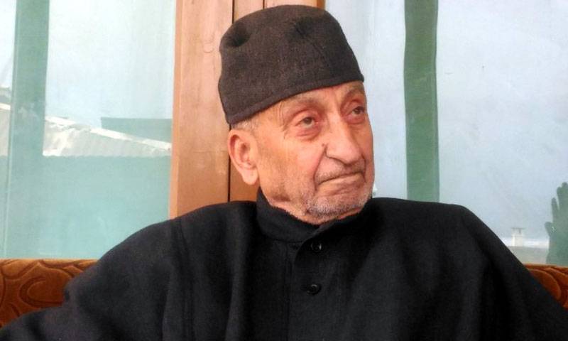 معتدل مزاج کشمیری رہنما پروفیسر عبدالغنی بھٹ انتقال کر گئے