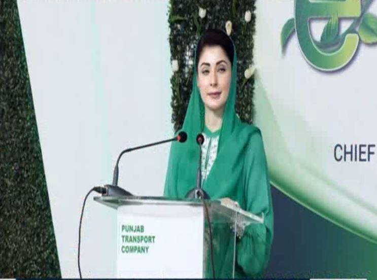 مریم نواز نے سرگودھا میں الیکٹرک بس سروس کا افتتاح کر دیا، بزرگوں اور طلبہ کے لیے مفت سفر کا اعلان