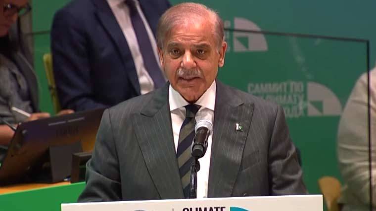 قرضوں کا سہارا لے کر موسمیاتی تبدیلی کا حل نہیں نکالا جا سکتا، شہباز شریف