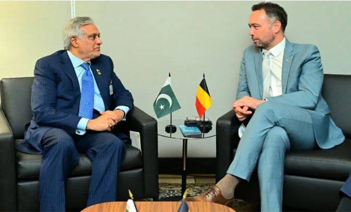 بیلجیئم اور پاکستان کے وزرائے خارجہ کے درمیان اہم ملاقات 