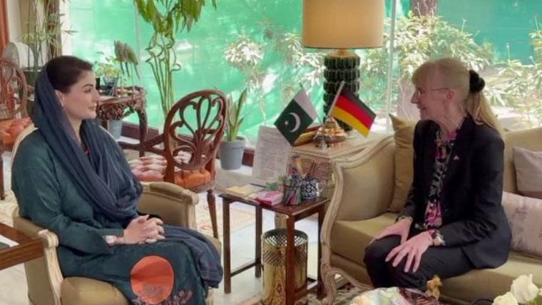  وزیراعلیٰ پنجاب مریم نواز شریف سے جرمن سفیر کی ملاقات، مختلف شعبوں میں تعاون پر بات چیت