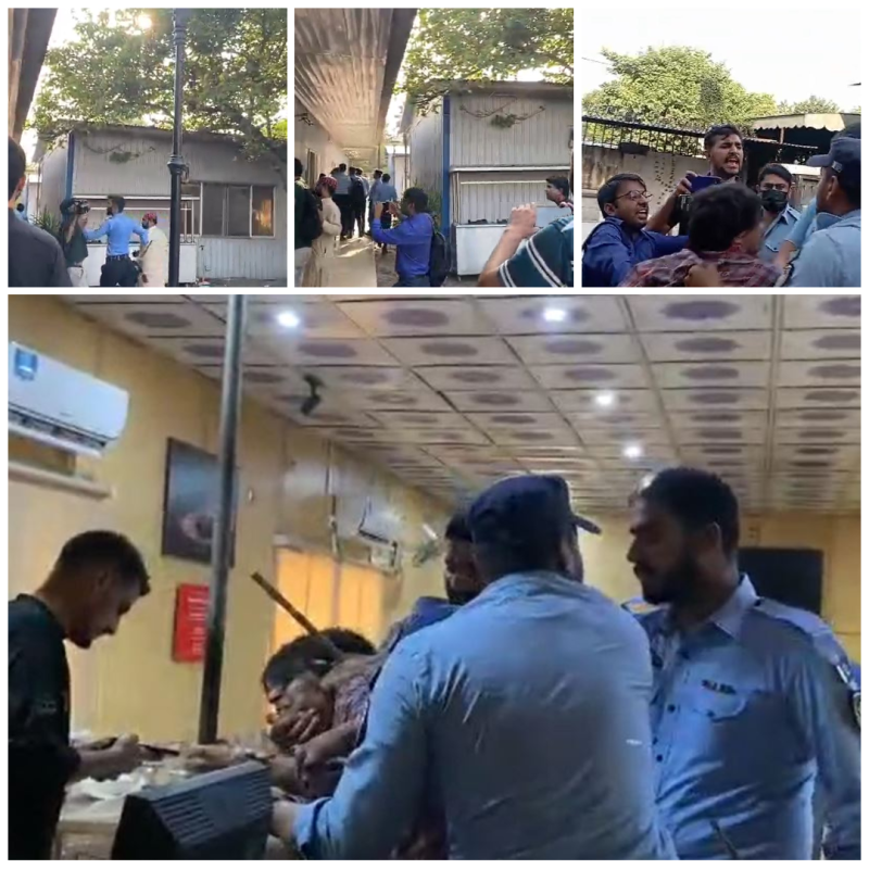 اسلام آباد پریس کلب پر پولیس کا حملہ، صحافیوں اور ملازمین پر تشدد