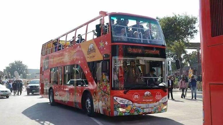 لاہور سے شیخوپورہ تک ڈبل ڈیکر بس سروس کا آغاز، سیاحت کے لیے نیا سنگ میل