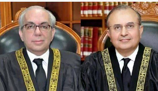 جسٹس منصور علی شاہ اور جسٹس منیب اختر نے جوڈیشل کونسل کو آئینی تحفظات کے ساتھ خط لکھ دیا