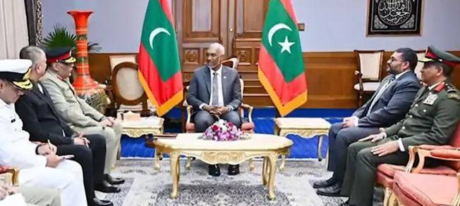 جنرل ساحر شمشاد مرزا کا مالدیپ کا سرکاری دورہ، دفاعی تعاون پر تبادلہ خیال
