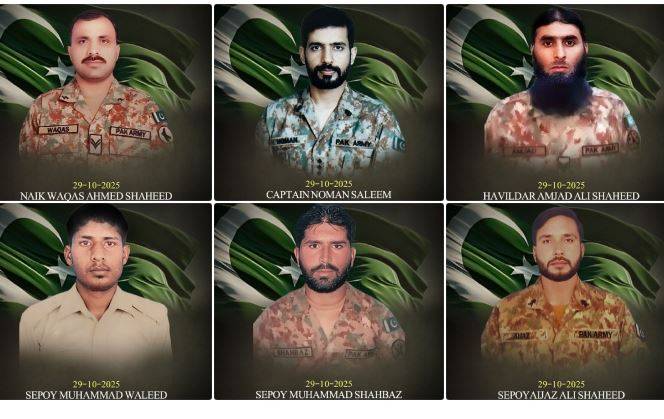 ضلع کُرم: سکیورٹی فورسز کا آپریشن، 7 خوارج ہلاک، 6 جوان شہید