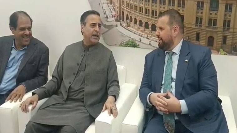 جنید انوار چوہدری سے رومانیہ کے سفیر کی ملاقات، تجارتی اور بندرگاہی تعاون بڑھانے پر بات چیت