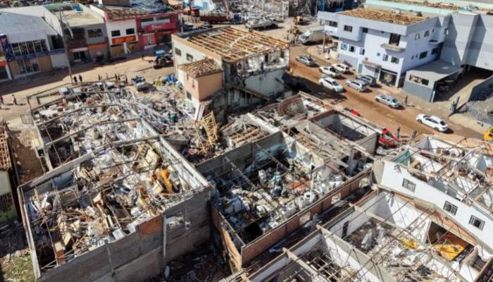 برازیل میں طوفانی بگولے کی تباہی: 6 افراد ہلاک، 750 زخمی