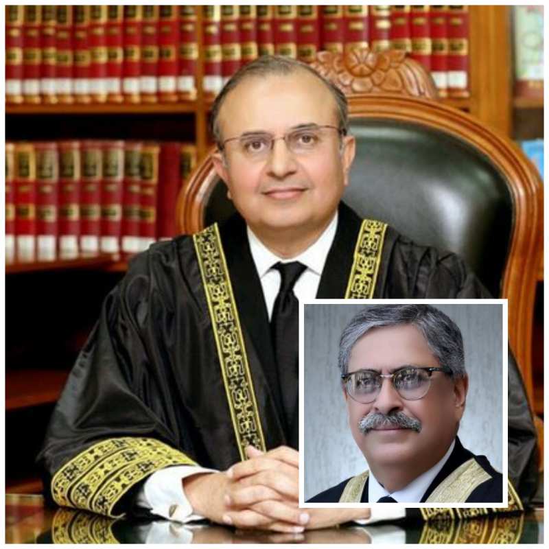 سپریم کورٹ کے دو ججز منصور علی شاہ اور اطہر من اللہ مستعفی