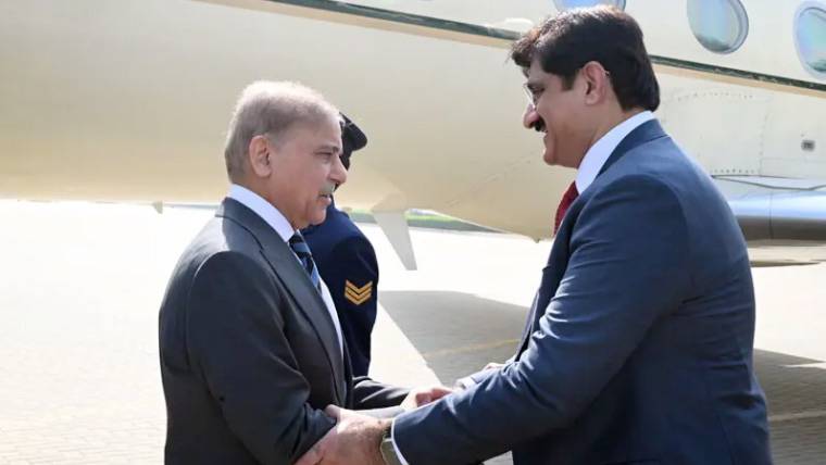 شہباز شریف ایک روزہ دورے پر کراچی پہنچ گئے 