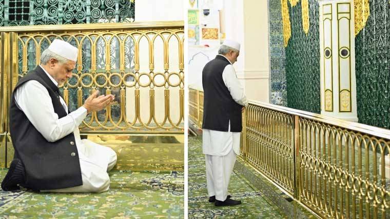 وزیر خارجہ اسحاق ڈار کے کامیاب دورے مکمل، مدینہ منورہ میں حاضری کے بعد وطن واپس پہنچ گئے