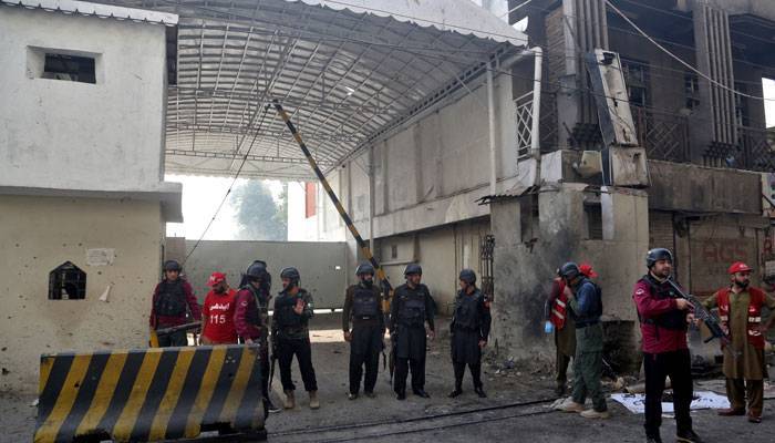 پشاور: ایف سی ہیڈکوارٹرز پر حملے میں استعمال ہونے والی موٹرسائیکل چوری کی نکلی