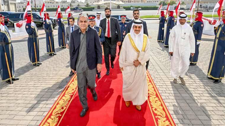 وفاقی وزیرِ داخلہ محسن نقوی کی بحرین کے وزیرِ داخلہ سے ملاقات