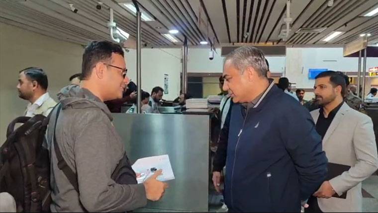 وزیر داخلہ محسن نقوی کا لاہور ایئرپورٹ کا دورہ، امیگریشن پراسیس کی بہتری پر اطمینان