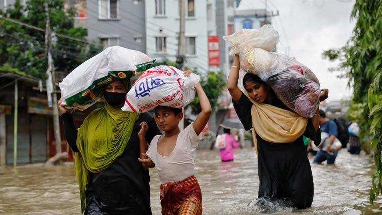 ایشیا میں قدرتی آفات کی تباہی، 1100 افراد ہلاک ہو گئے 