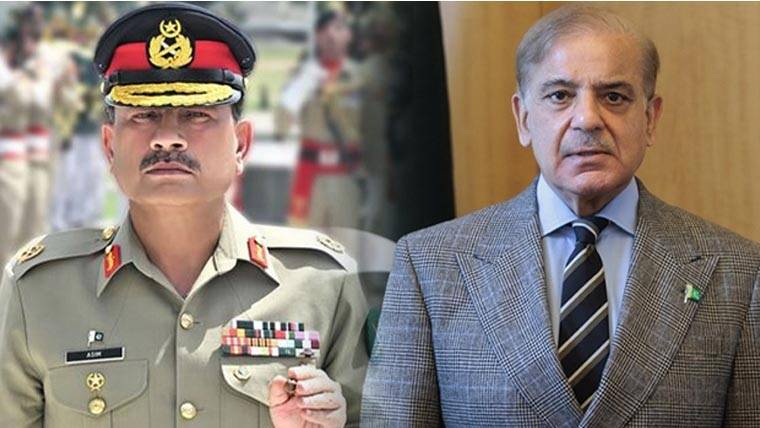 وزیراعظم شہباز شریف کی فیلڈ مارشل سید عاصم منیر کو چیف آف ڈیفنس فورسز تعیناتی پر مبارکباد