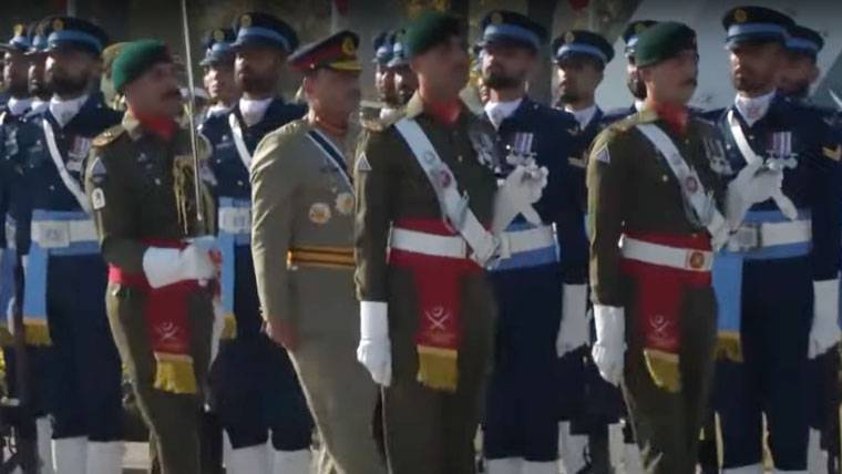 چیف آف ڈیفنس فورسز فیلڈ مارشل سید عاصم منیر کے اعزاز میں گارڈ آف آنر کی تقریب