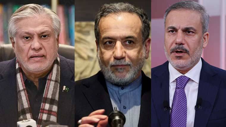 پاکستان، ایران اور ترکی کے وزرائے خارجہ کے درمیان ٹیلیفونک رابطے، تعاون بڑھانے پر بات چیت