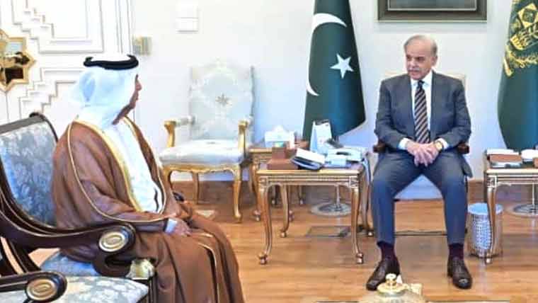 وزیراعظم شہباز شریف کی متحدہ عرب امارات کے سفیر سے ملاقات