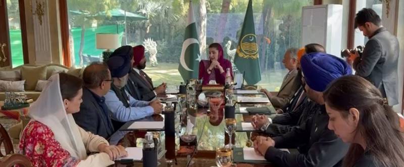 امریکن سکھ وفد کی مریم نواز سے ملاقات، پنجاب میں ثقافتی اقدامات کی تعریف