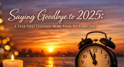  2025 رخصت ہونے کو تیار، آخری سورج دھند اور بادلوں میں چھپا رہا