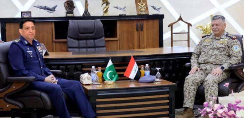 ایئر چیف کا عراق کا سرکاری دورہ، عسکری تعاون پر بات چیت