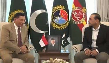 فیلڈ مارشل عاصم منیر سے انڈونیشین وزیر دفاع کی ملاقات، دفاعی تعاون بڑھانے پر اتفاق